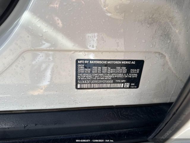 2025 BMW X5 PHEV 5UX43EU09S9Y05668 Photo 8