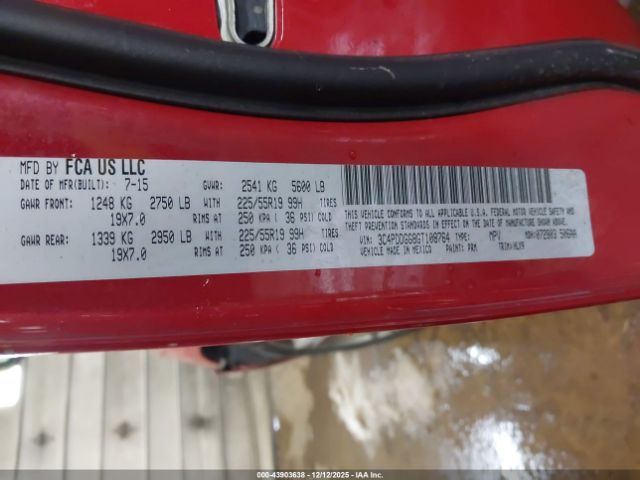 2016 DODGE JOURNEY 3C4PDDGG8GT108764 Photo 8