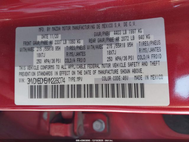 2021 MAZDA CX-30 3MVDMBDM5MM228074 Photo 8