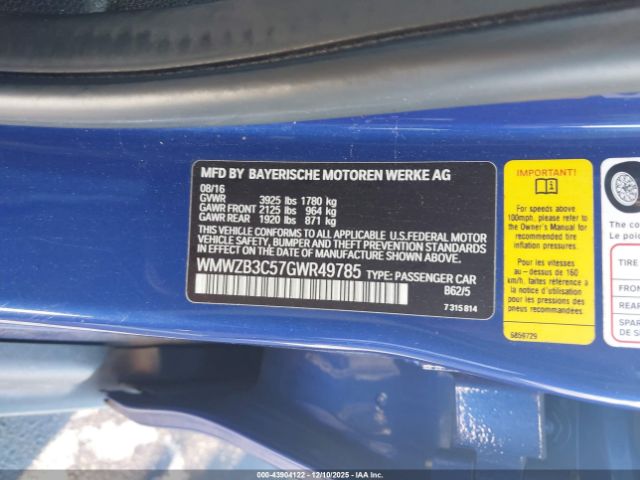 2016 MINI COUNTRYMAN WMWZB3C57GWR49785 Photo 8