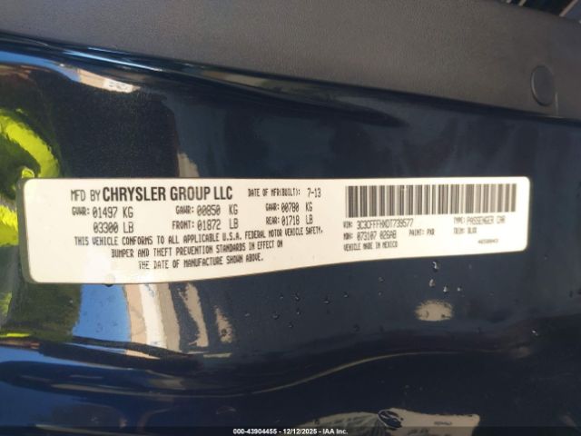 2013 FIAT 500 3C3CFFFHXDT739577 Photo 8