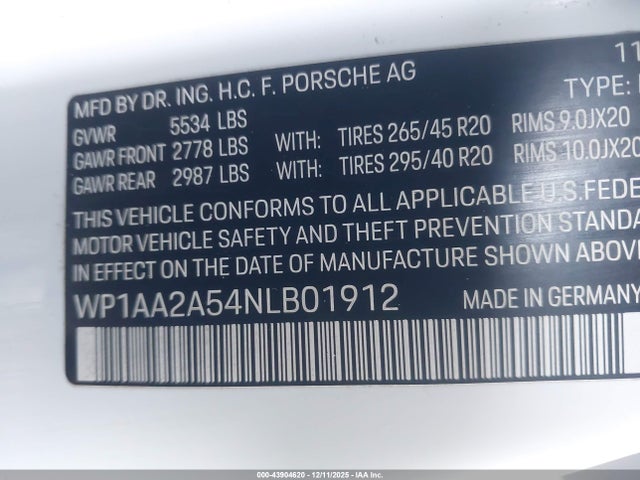 2022 PORSCHE MACAN WP1AA2A54NLB01912 Photo 8