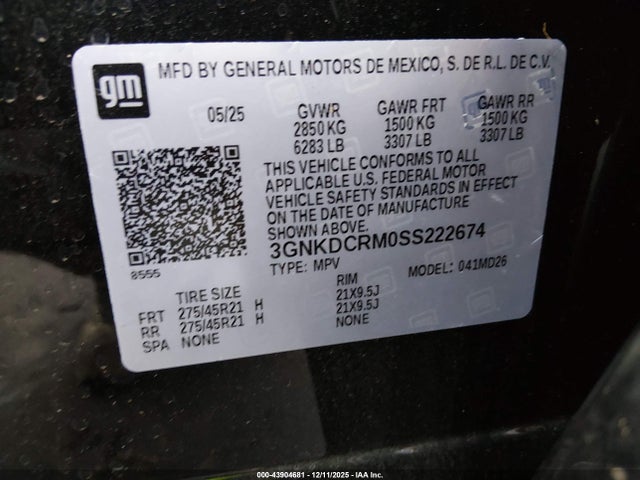 2025 CHEVROLET BLAZER EV 3GNKDCRM0SS222674 Photo 8