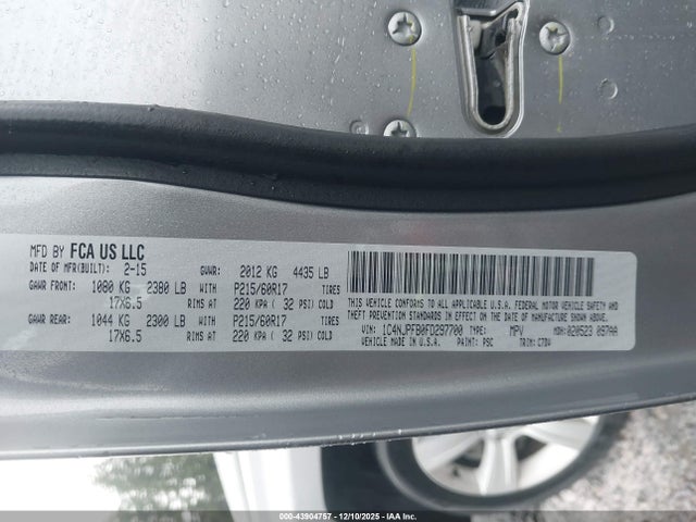 1C4NJPFB0FD297700 Jeep Patriot Latitude