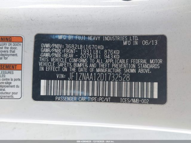 2013 SCION FR-S JF1ZNAA12D1732528 Photo 8