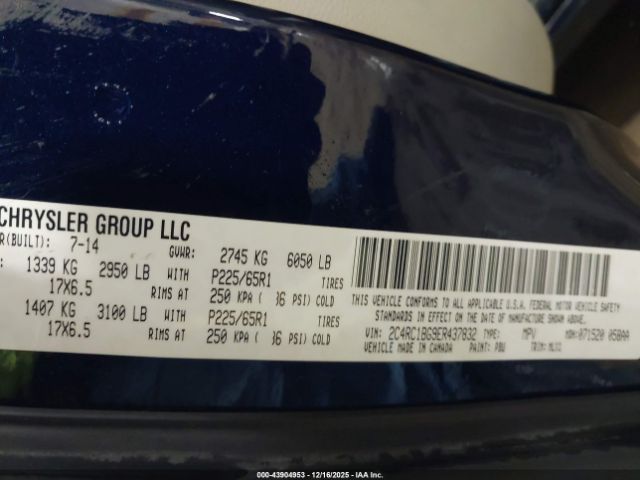 2014 CHRYSLER TOWN & COUNTRY 2C4RC1BG9ER437832 Photo 8