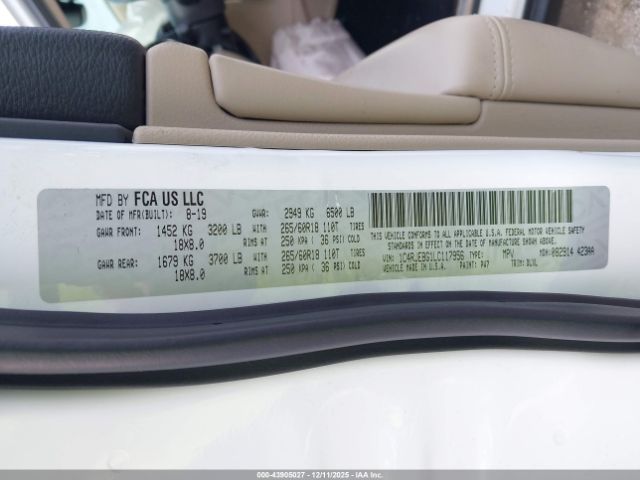 2020 JEEP GRAND CHEROKEE 1C4RJEBG1LC117956 Photo 8