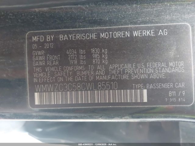 2012 MINI COOPER S COUNTRYMAN WMWZC3C58CWL85510 Photo 8