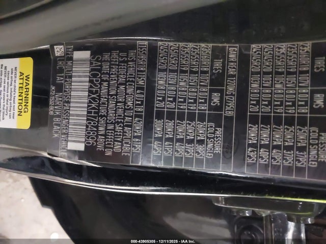 2019 LAND ROVER DISCOVERY SPORT SALCP2FX2KH784896 Photo 8