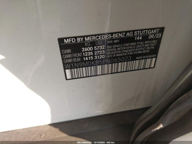 2023 MERCEDES-BENZ EQB 300 SUV W1N9M0KB5PN065023 Photo 8