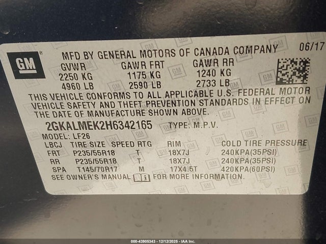 2GKALMEK2H6342165 GMC Terrain Sle-1