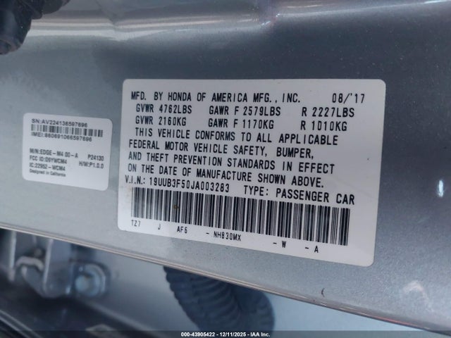 2018 ACURA TLX 19UUB3F50JA003283 Photo 8