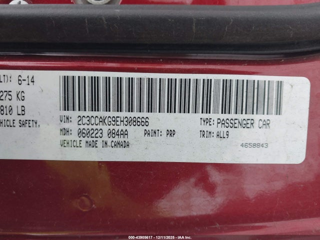 2014 CHRYSLER 300C 2C3CCAKG9EH308666 Photo 8