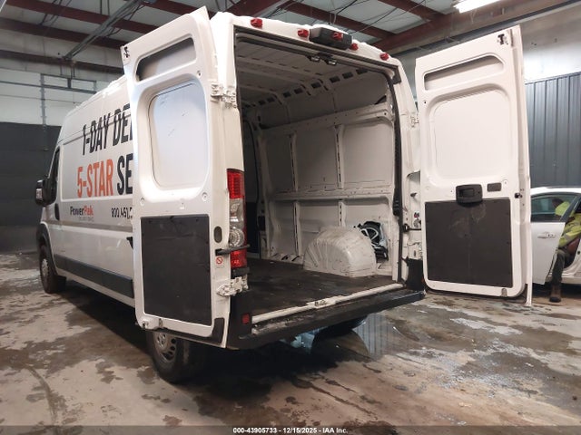 2024 Ram Promaster 2500 Tradesman High Roof 159 Wb W/pass Seat მანქანა იყიდება აუქციონზე, vin: 3C6LRVDG4RE133010, აუქციონის ნომერი: 43905733