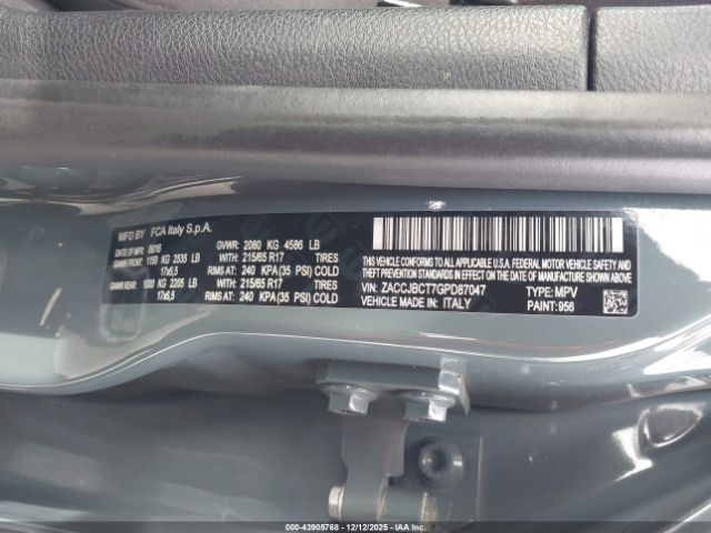 2016 JEEP RENEGADE ZACCJBCT7GPD87047 Photo 8