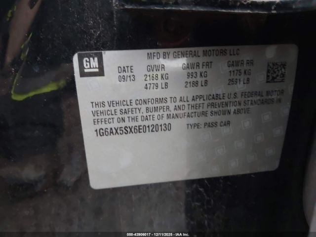 2014 CADILLAC CTS 1G6AX5SX6E0120130 Photo 8