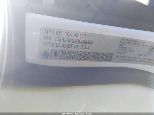 2024 JEEP GRAND CHEROKEE 1C4RJHBG1RC256463 Photo 8