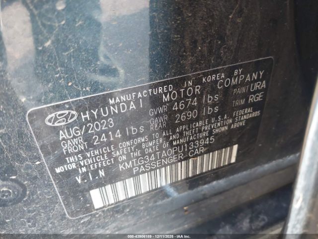 2023 GENESIS G70 KMTG34TA0PU133945 Photo 8