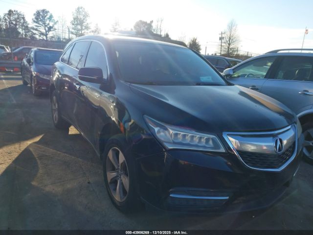 2015 ACURA MDX 5FRYD4H23FB009627