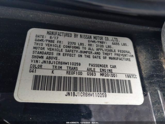 2017 NISSAN ROGUE SPORT JN1BJ1CR6HW110259 Photo 8