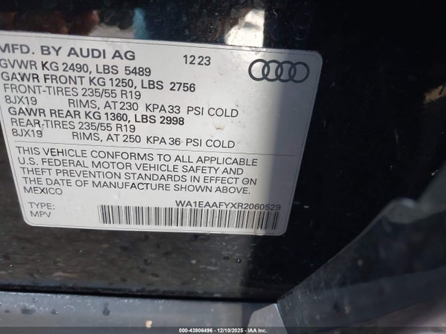 2024 AUDI Q5 WA1EAAFYXR2060529 Photo 8
