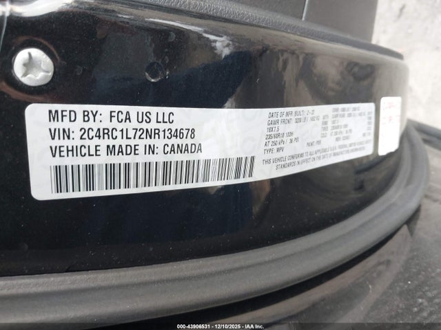 2022 CHRYSLER PACIFICA HYBRID 2C4RC1L72NR134678 Photo 8