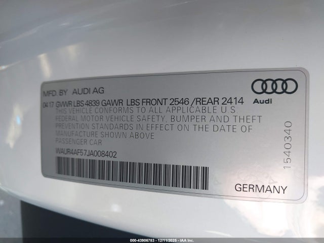 2018 AUDI S5 WAUR4AF57JA008402 Photo 8