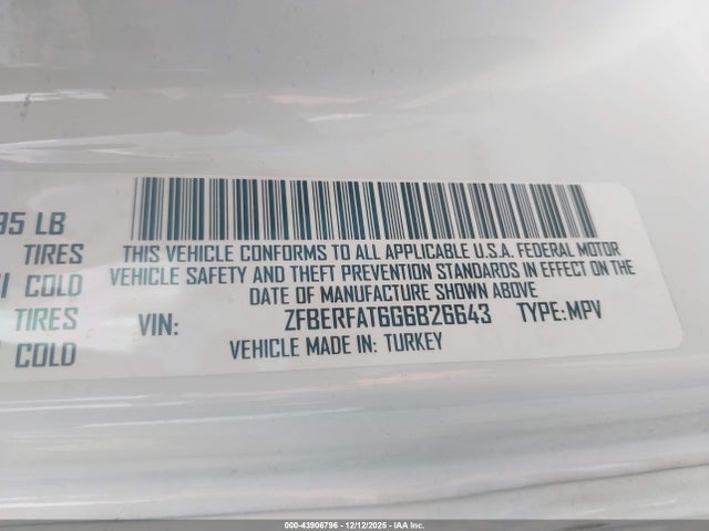 RAM Promaster City Tradesman 2016 ZFBERFAT6G6B26643 Image 9