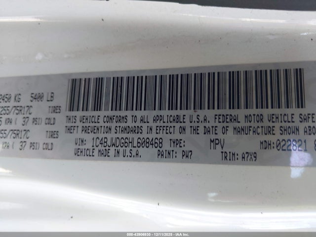 2017 JEEP WRANGLER UNLIMITED 1C4BJWDG6HL608468 Photo 8