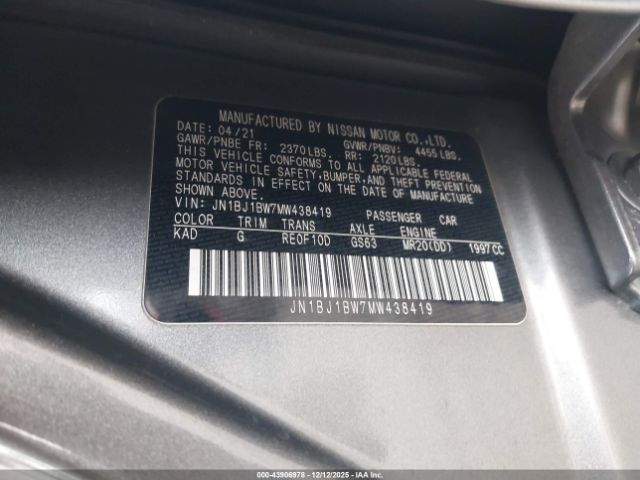 2021 NISSAN ROGUE SPORT JN1BJ1BW7MW438419 Photo 8