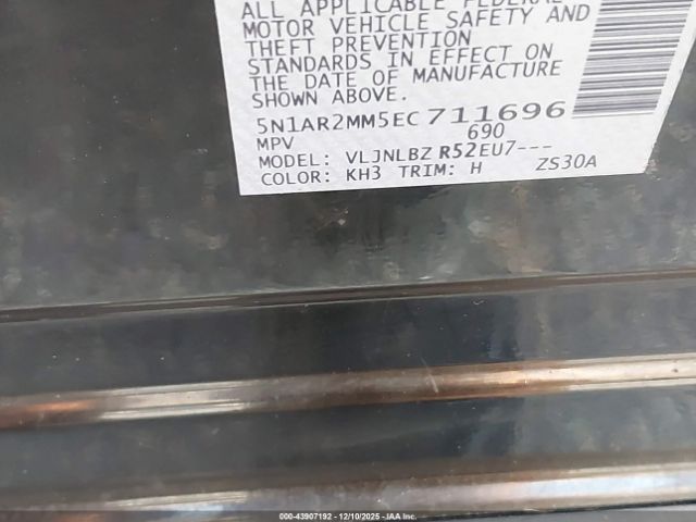 2014 NISSAN PATHFINDER 5N1AR2MM5EC711696 Photo 8