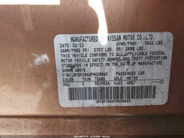 2023 NISSAN ARIYA JN1BF0BAXPM408945 Photo 8