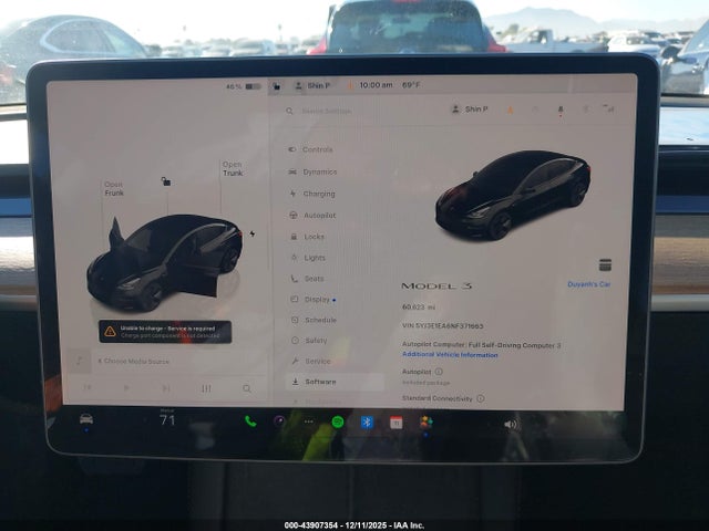 2022 TESLA MODEL 3 5YJ3E1EA6NF371663 Photo 6