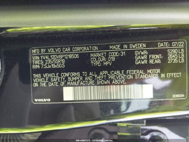 2023 VOLVO XC60 YV4L12DV6P1218506 Photo 8