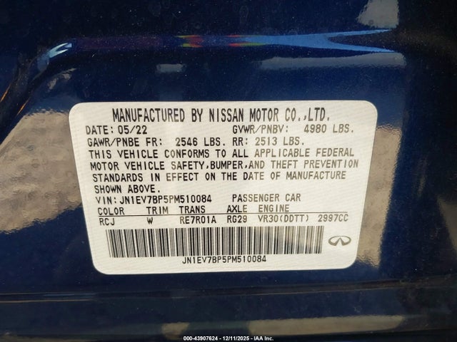 Infiniti Q50 LUXE 2023 JN1EV7BP5PM510084 Image 9