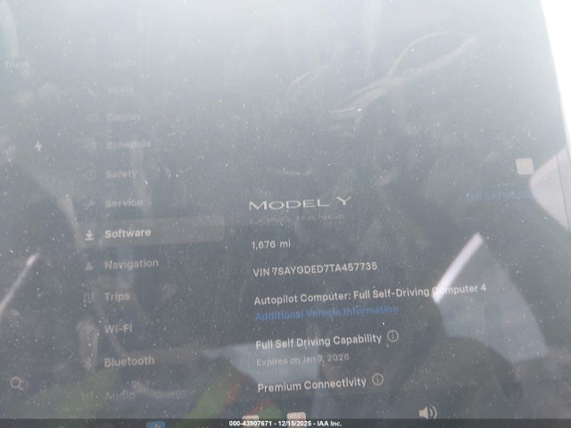 2026 TESLA MODEL Y 7SAYGDED7TA457735 Photo 6