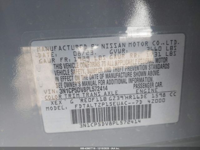 2023 NISSAN KICKS 3N1CP5DV8PL572414 Photo 8