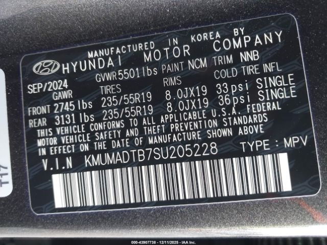 2025 GENESIS GV70 KMUMADTB7SU205228 Photo 8