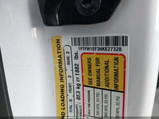 2017 FORD F-150 1FTFW1EF3HKE27328 Photo 8