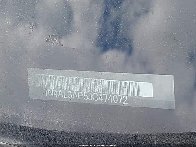 1N4AL3AP5JC474072 Nissan Altima 2.5 S