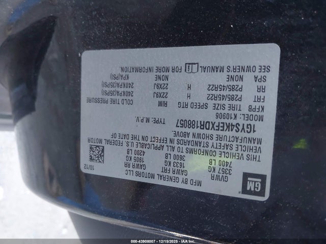 2013 CADILLAC ESCALADE ESV 1GYS4KEFXDR188057 Photo 8