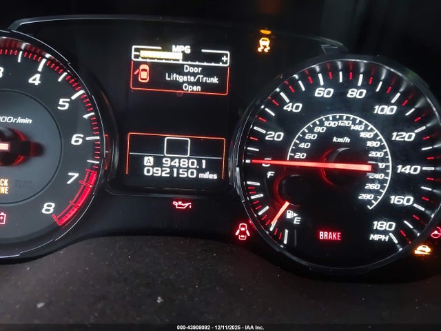 Aukcja sprzedaży 2018 Subaru Wrx, vin: JF1VA1A6XJ9806524, numer aukcji: 43908092