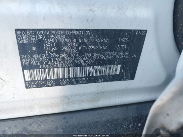 2022 TOYOTA RAV4 PRIME JTMAB3FV1ND100918 Photo 8