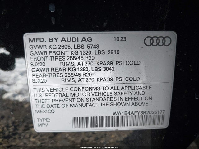 2024 AUDI SQ5 WA1B4AFY3R2036177 Photo 8