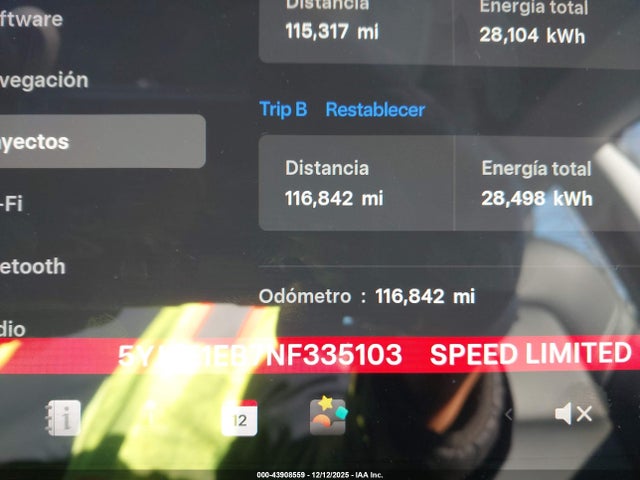 Продаж на аукціоні авто 2022 Tesla Model 3 Long Range Dual Motor All-wheel Drive, vin: 5YJ3E1EB7NF335103, номер лоту: 43908559