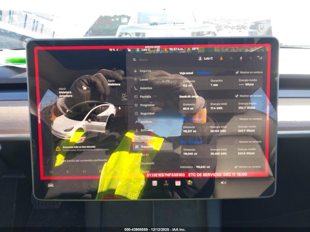 Продаж на аукціоні авто 2022 Tesla Model 3 Long Range Dual Motor All-wheel Drive, vin: 5YJ3E1EB7NF335103, номер лоту: 43908559