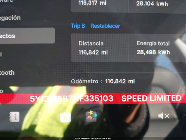 2022 TESLA MODEL 3 5YJ3E1EB7NF335103 Photo 6