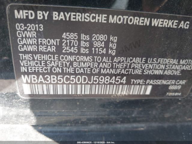 2013 BMW 328I WBA3B5C50DJ598454 Photo 8