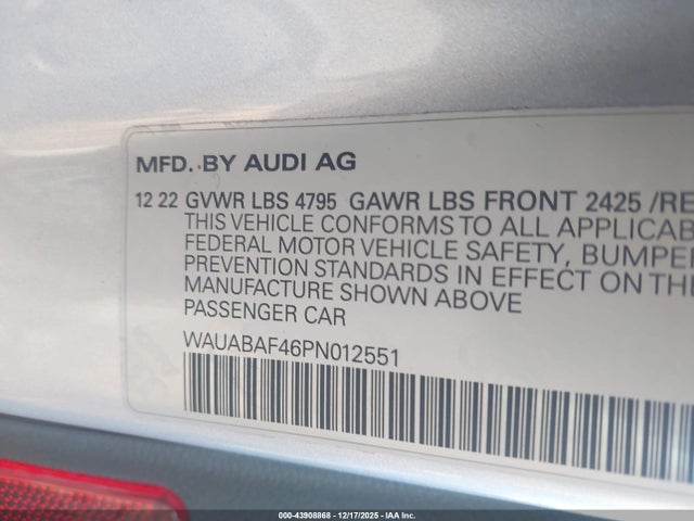 2023 AUDI A4 WAUABAF46PN012551 Photo 8