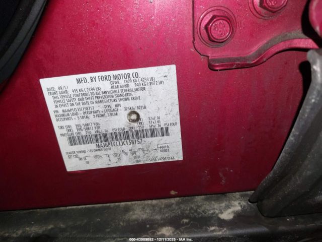 2018 FORD ECOSPORT MAJ6P1CL1JC158757 Photo 8